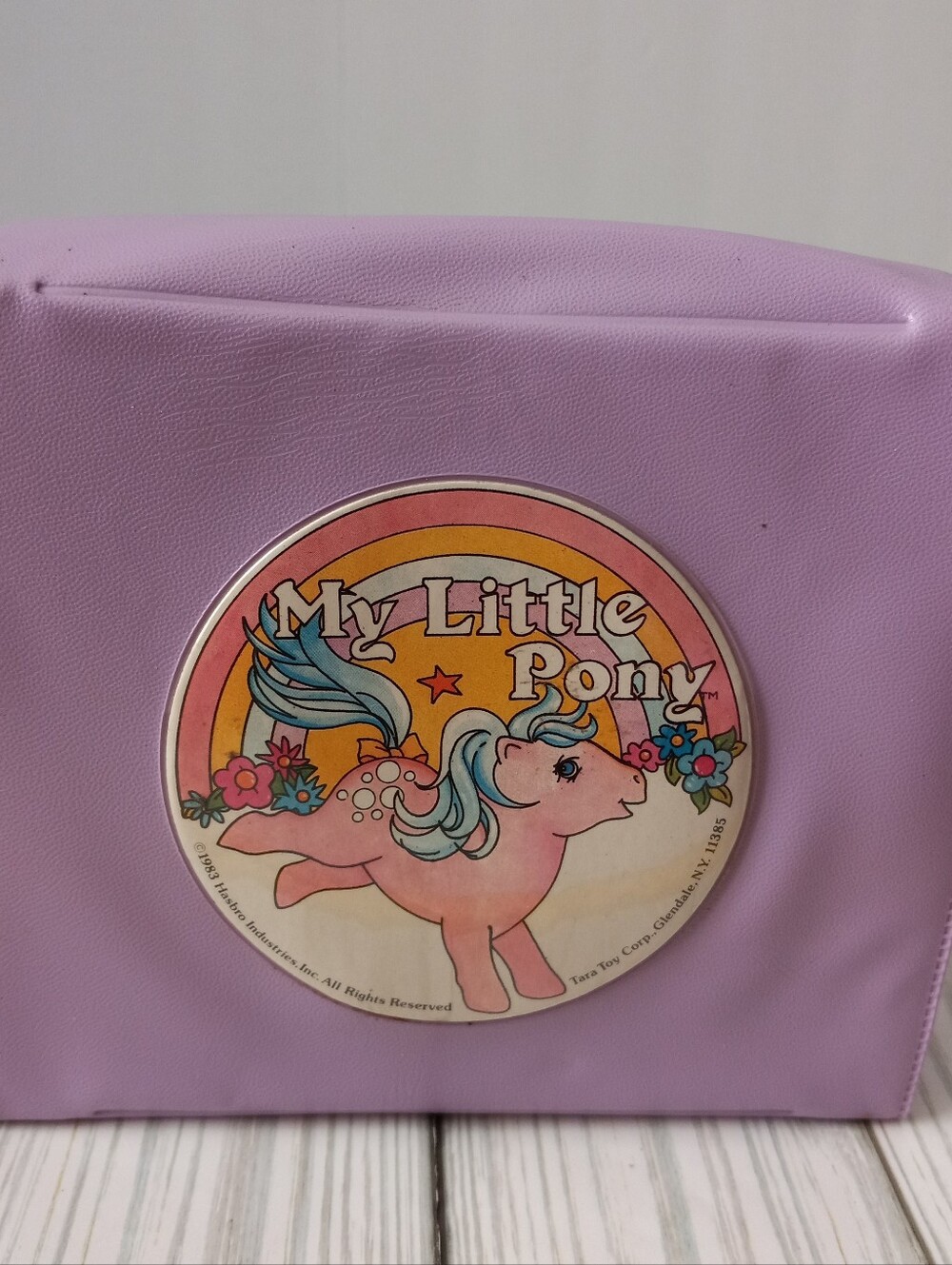 Vintage 1983 Hasbro Tara Toy My Little Pony Vinyl Vanity Case **PRICE FIRM**